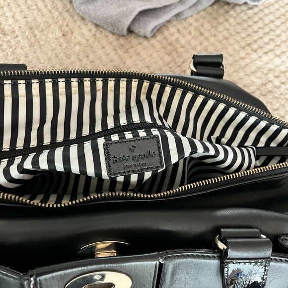 Kate Spade Hampton Road Theresa Black Leather Large Tote Bag - Picture 7 of 9